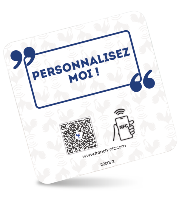Sticker Réseaux Connectée NFC - Personnalisé