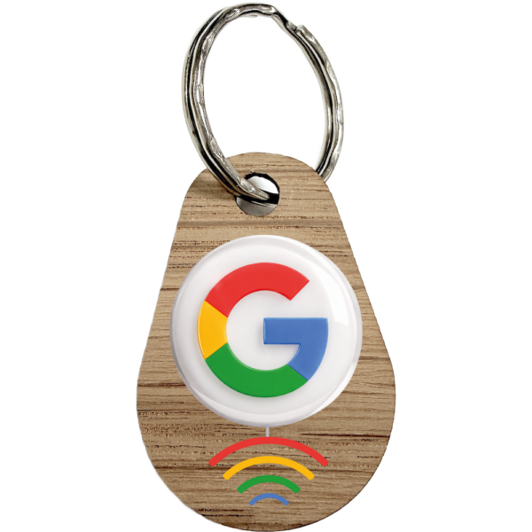 Porte-clés NFC en Bois – Avis Google